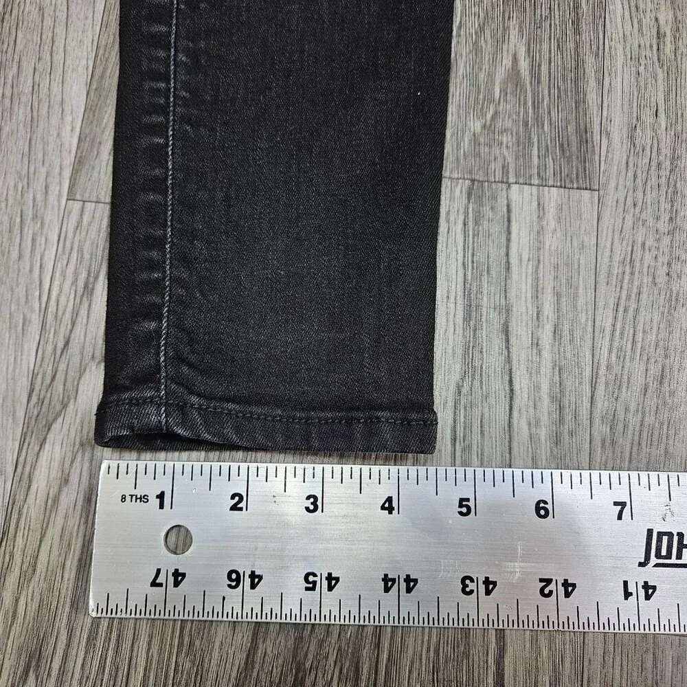 Hollister Mid-Rise Super Skinny Jeans Juniors 00S‎ Black Classic Stretch Denim